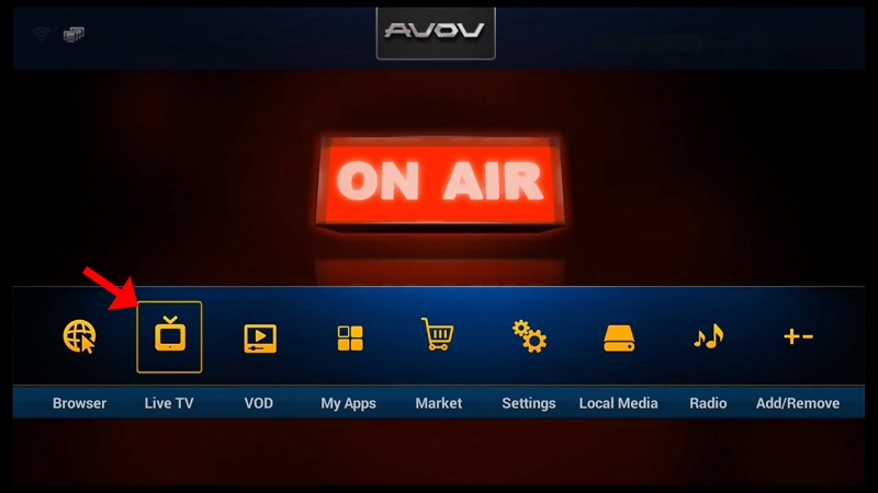 How to add IPTV channels to AVOV