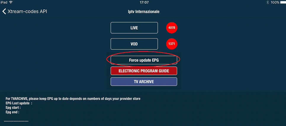 How to add IPTV channels to GSE app on iOS